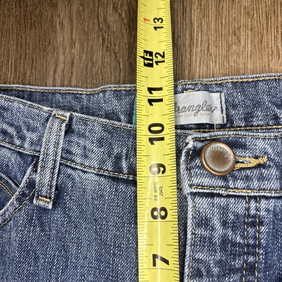 Wrangler Cash‎ Cowgirl Cut Jeans Women's 9/10 Mid Rise Cotton Western Split Hem - Picture 14 of 16